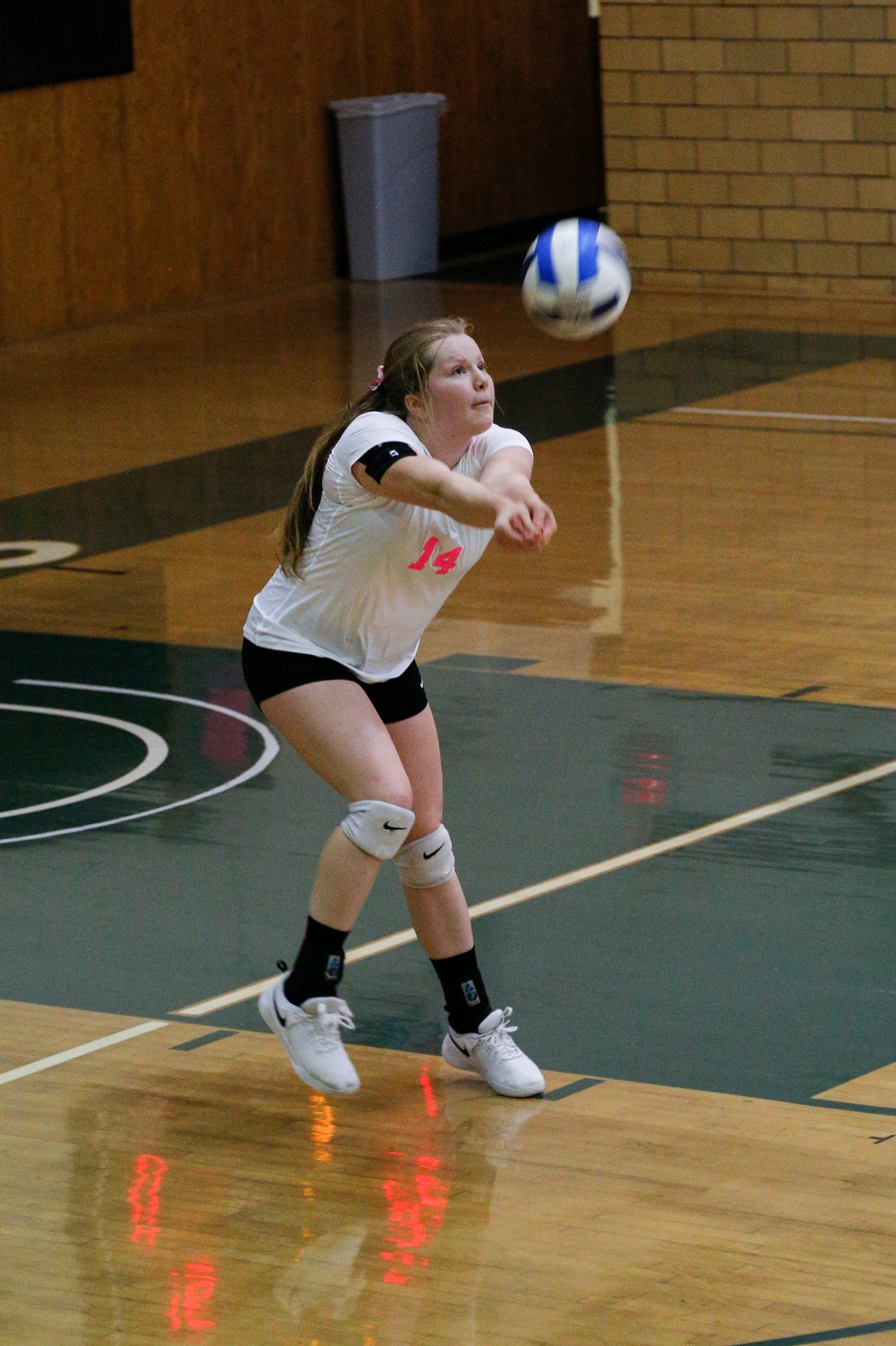 Bottineau High product Lexi Gullett in action vs Miles City.