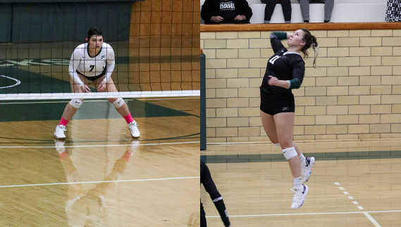 Sophomores Sarah Marshall (Libero) (left) and Michelle Krahn (OH) (right) will play in the NAIA in 2020-21.  
Sarah has agreed to attend  Presentation College while Michelle has agreed to join Mayville State College.
